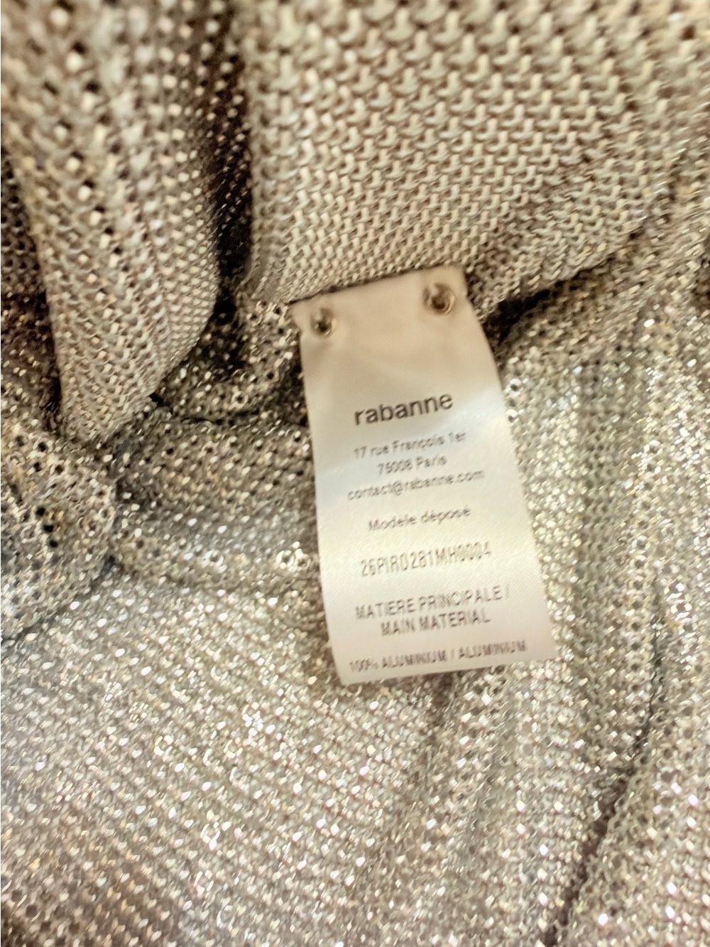 Paco Rabanne silver Chainmail Top - Picture 8 of 13